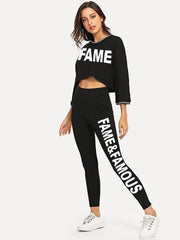 Fame & Famous Black Tracksuit