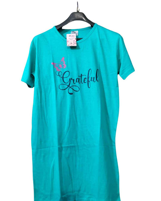 Grateful Printed Long Shirt For Women(3 Colors)