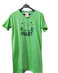 Good Night Printed Long Shirt For Women(3 Colors)