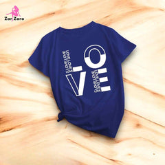 Love X Love Tee Half Sleeves