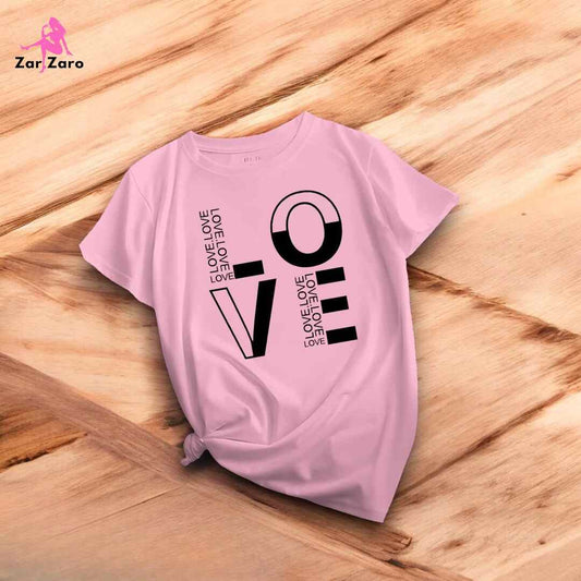 Love X Love Tee Half Sleeves