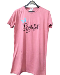 Grateful Printed Long Shirt For Women(3 Colors)