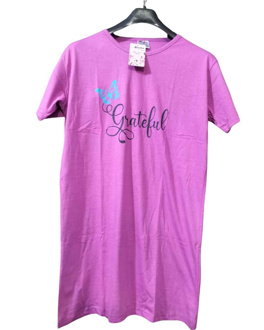 Grateful Printed Long Shirt For Women(3 Colors)