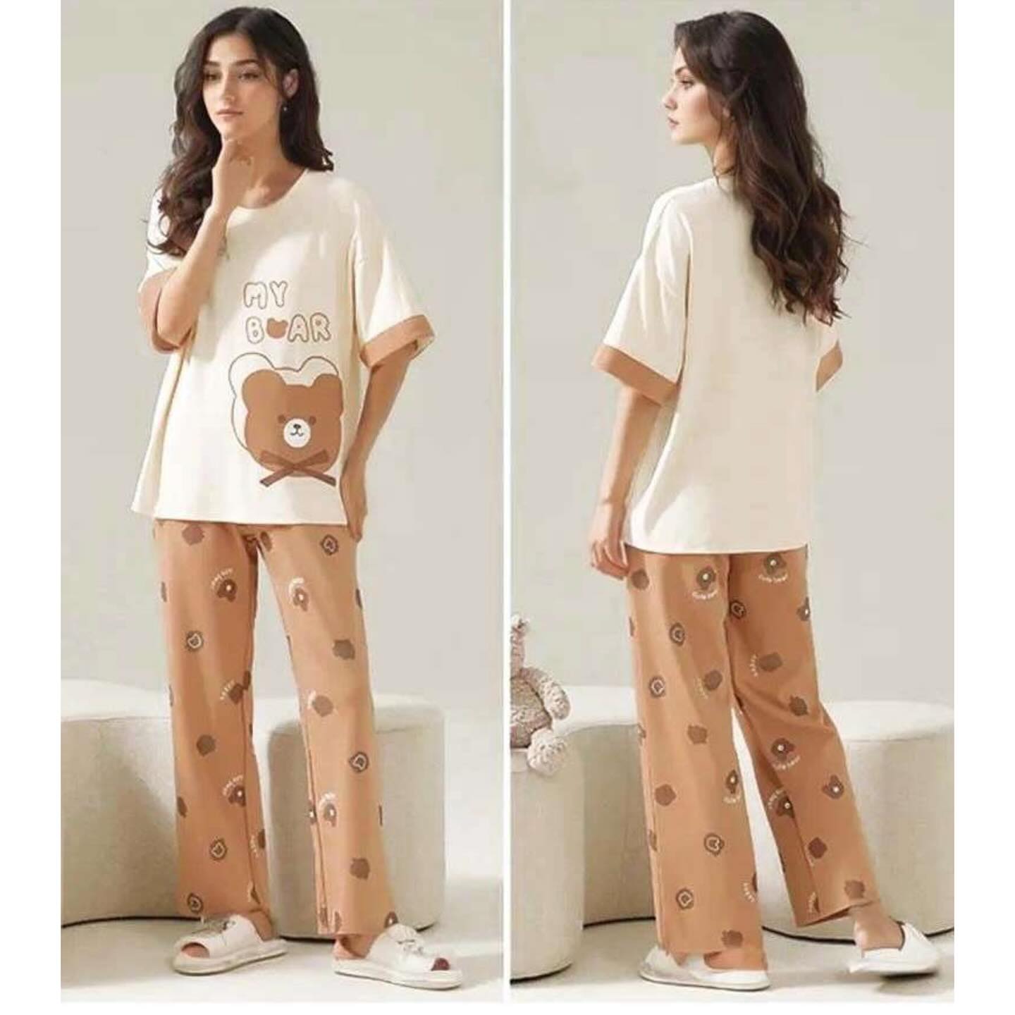 Off White My Bear Printed & Bear Printed Trouser - ZARZARO