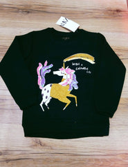 ZARA Unicorn Sequence Design Sweatshirt For Kids Baby & Baba Both