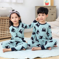 Baby or Baba Blue Bears print Night Suit - Kids PJs  (1 Pcs)