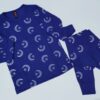 Baby or Baba Purple Moon and Stars print Night Suit for Kids (1 Pcs) - Image 3