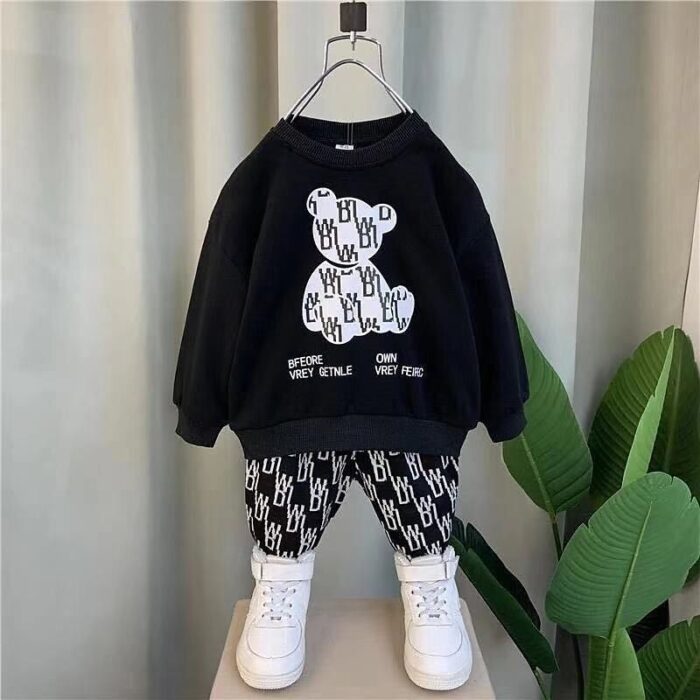 BW Big Bear Sweatshirt With Trouser For Kids Baby & Baba Both - Image 2