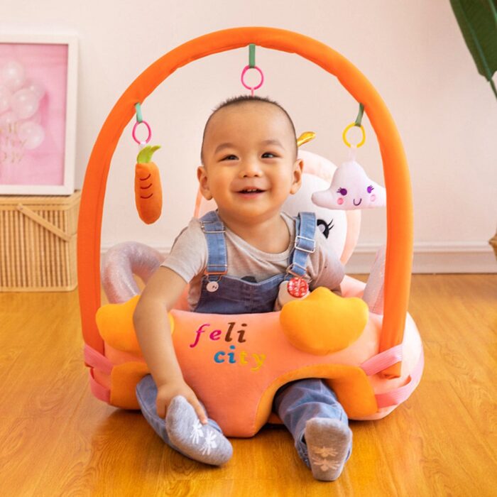 Character Baby Floor Seat With Toy Bar - Image 6