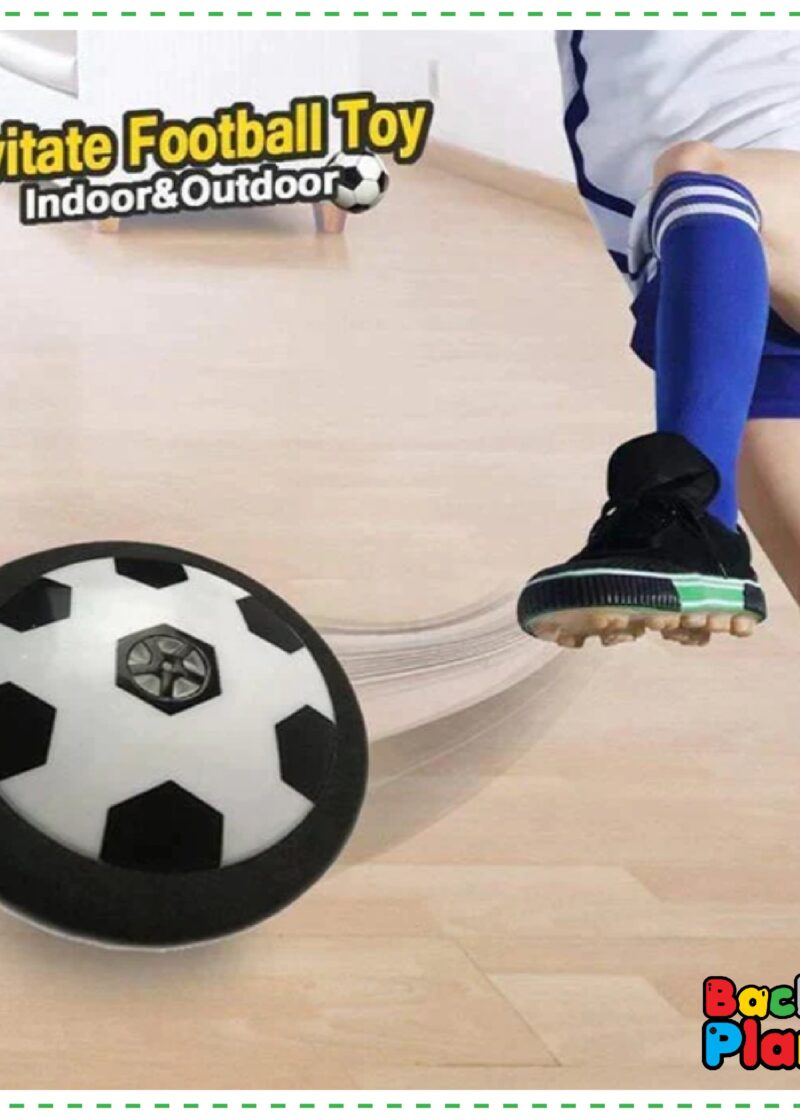 Children Hover Soccer Ball With 2 Goals