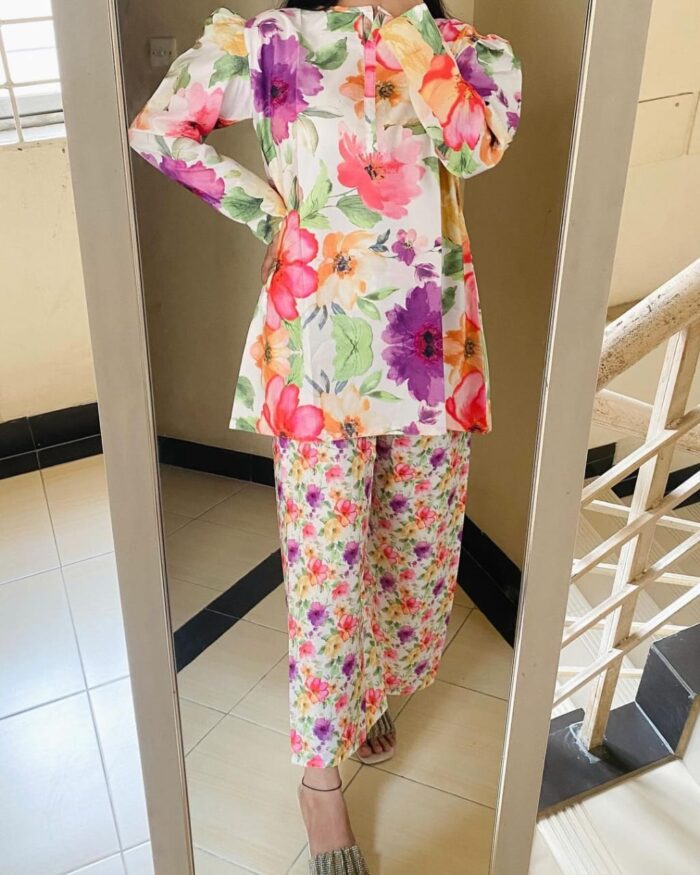 FLORAL 2 PIECE CO-ORD SET - Image 3