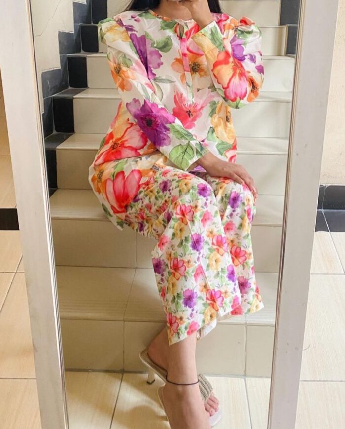 FLORAL 2 PIECE CO-ORD SET - Image 2