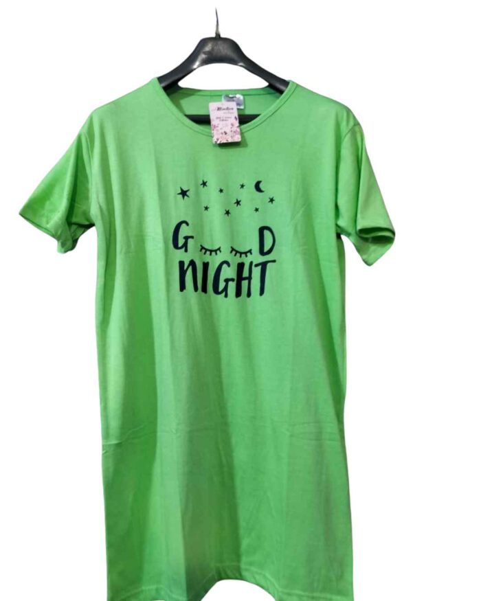Good Night Printed Long Shirt For Women(3 Colors) - Image 3