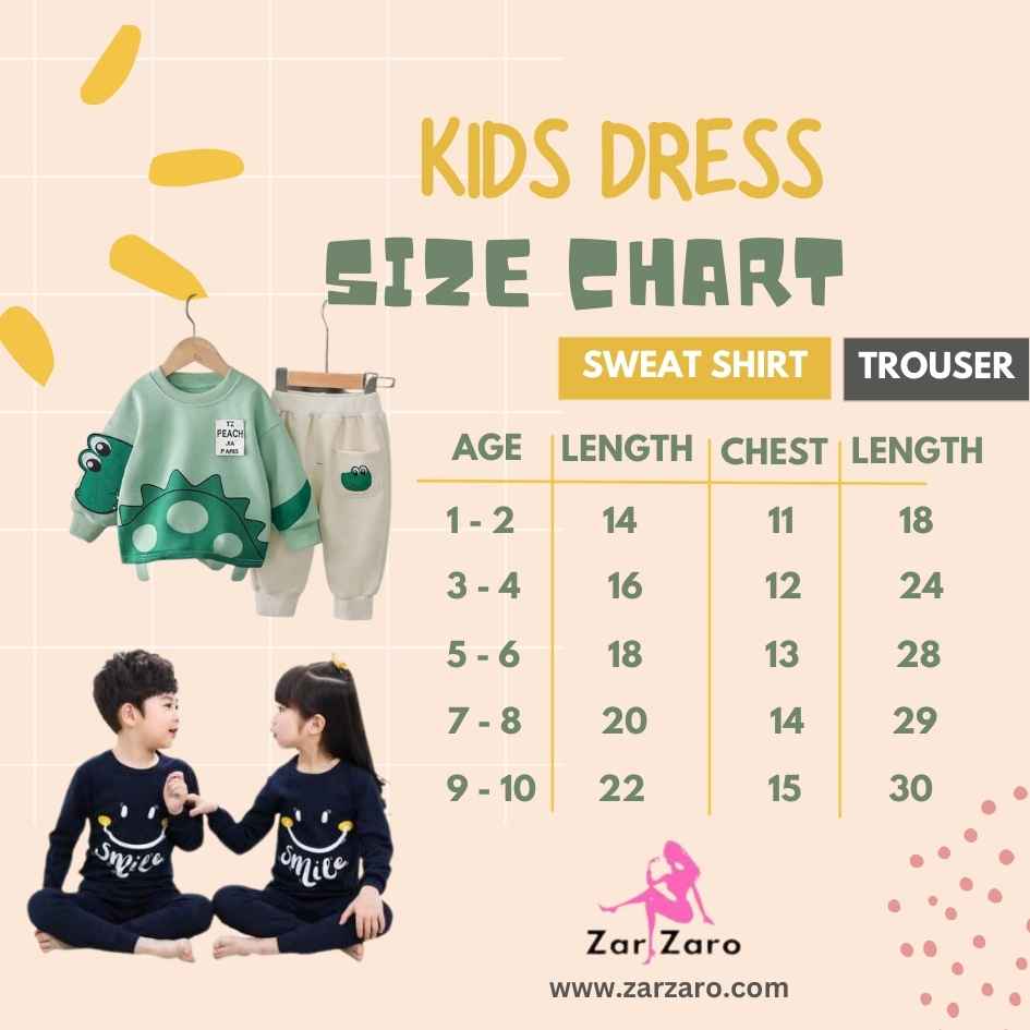 Kids Yellow & Black Color Sweatshirt With Trouser Tracksuit For Baby & Baba Both - Image 3