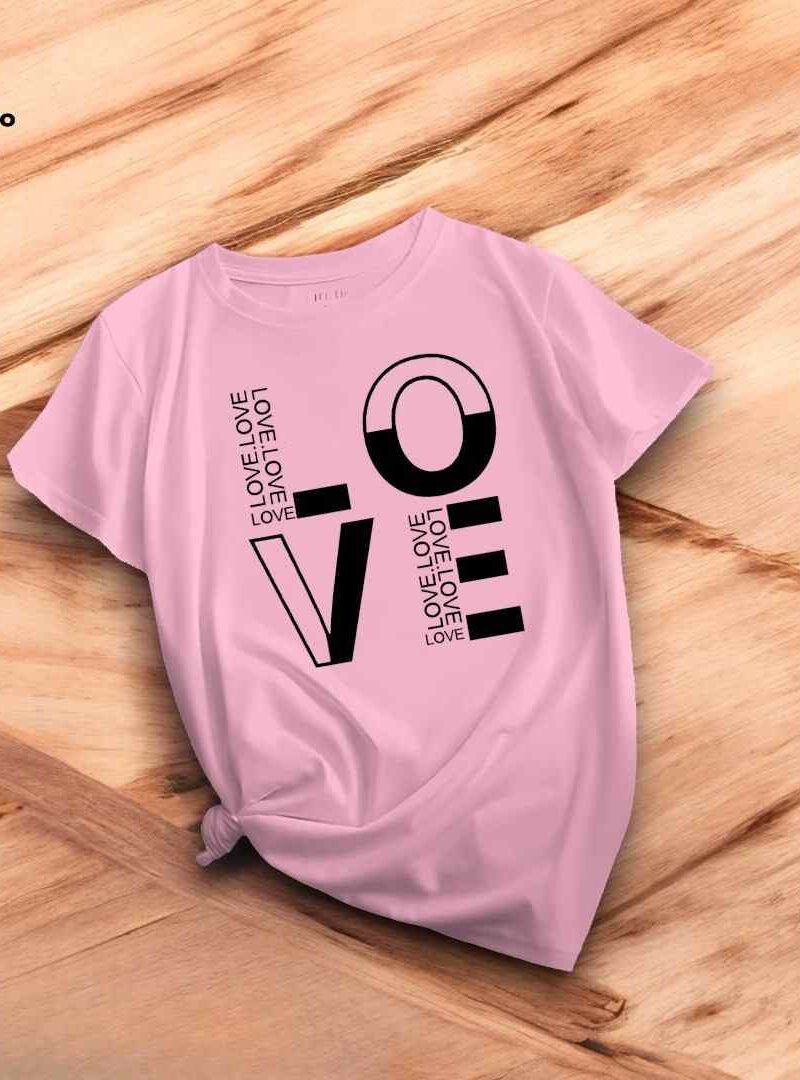 Love X Love Tee Half Sleeves