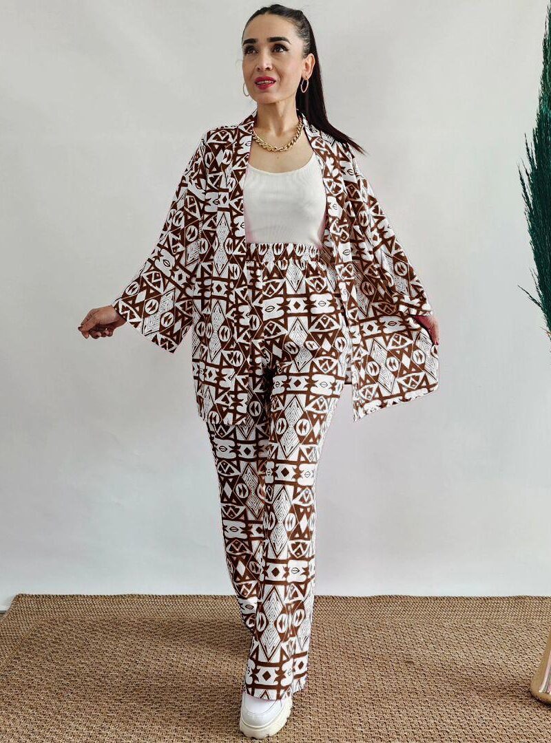 PATTERN DESIGN 2 PIECE CO-ORD SET