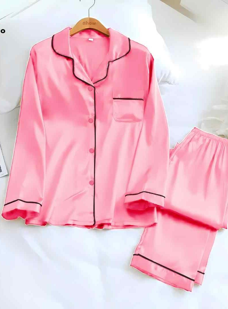 Pink Silk Dress