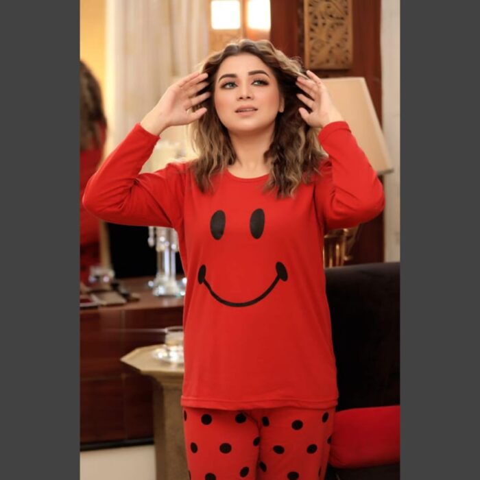 Red Smile Nightwear - Full Sleeves