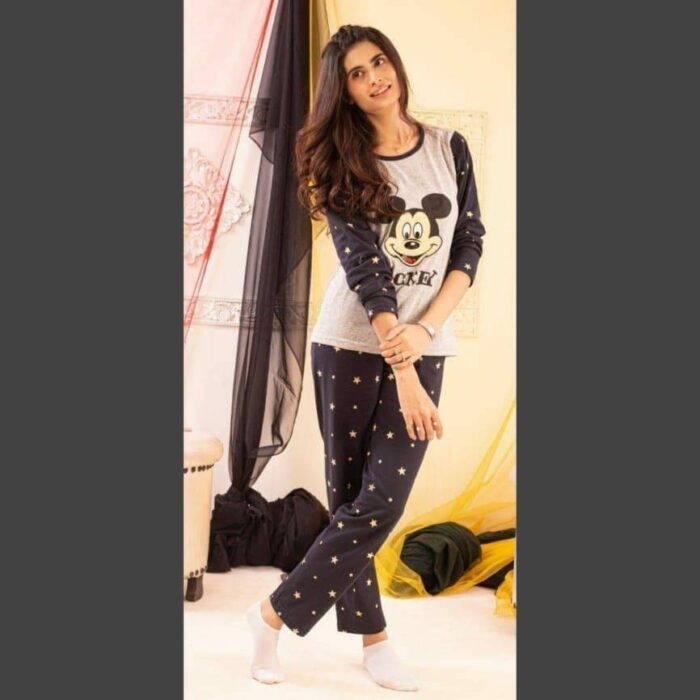 STAR MICKEY PRINTED NIGHT PJ SET - Image 5
