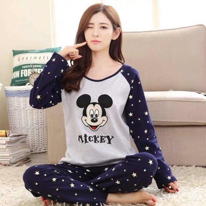STAR MICKEY PRINTED NIGHT PJ SET - Image 2