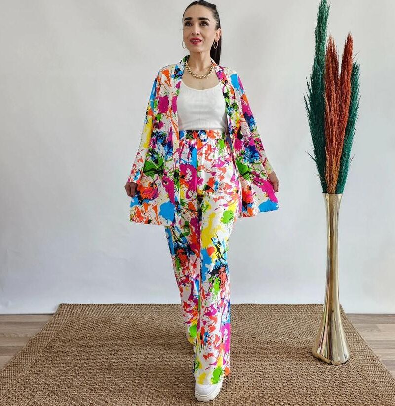 Featured image for ‘Spectrum Chic: Colorful Co-ord Set 🌈✨’
