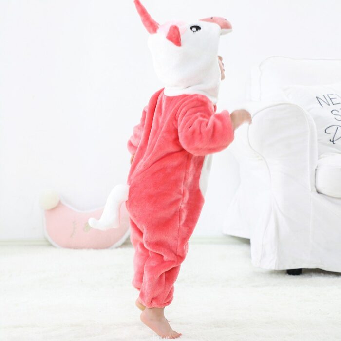 Unicorn Shape Hooded Jumpsuit - Image 3