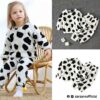 White & Black Cow Print Sweatshirt With Trouser For Kids Baby & Baba Both - Image 5