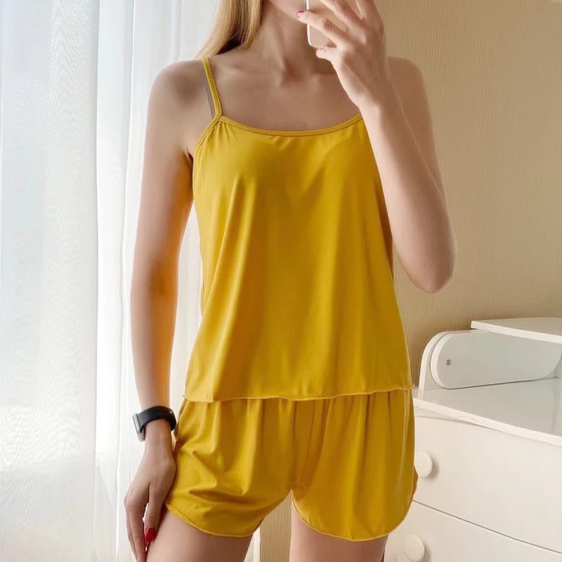 Featured image for ‘YELLOW CAMI SETS FOR WOMEN’