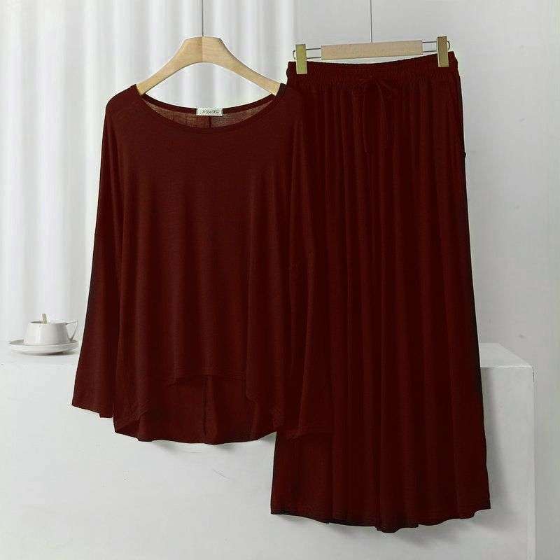 DEEP MAROON NIGHTWEAR DEEP MAROON NIGHTWEAR